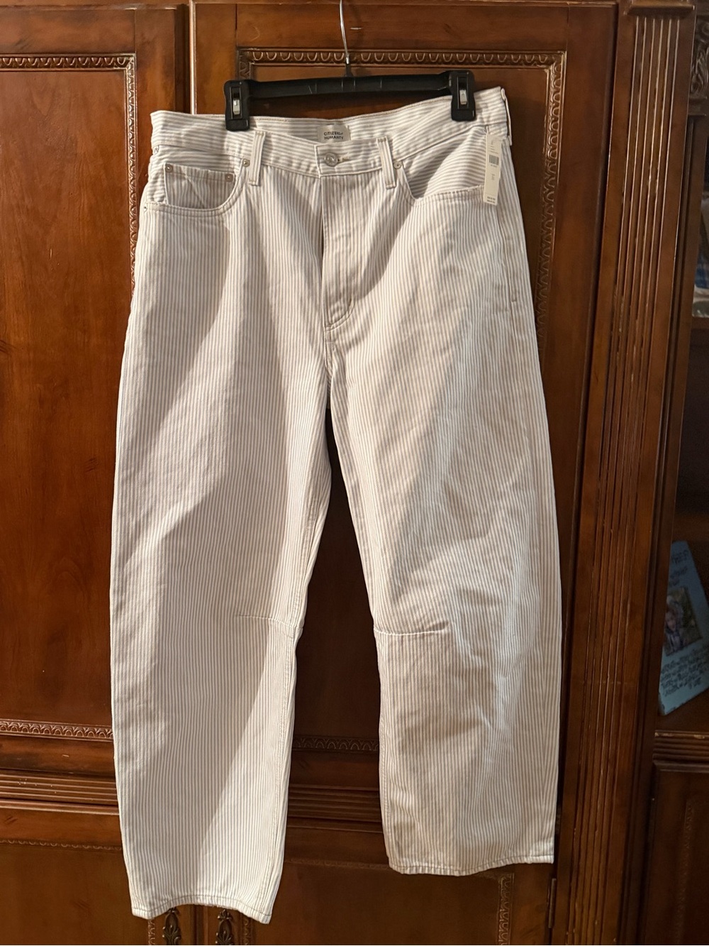 Citizens of Humanity women’s White Pinstripe Jeans - Brand: